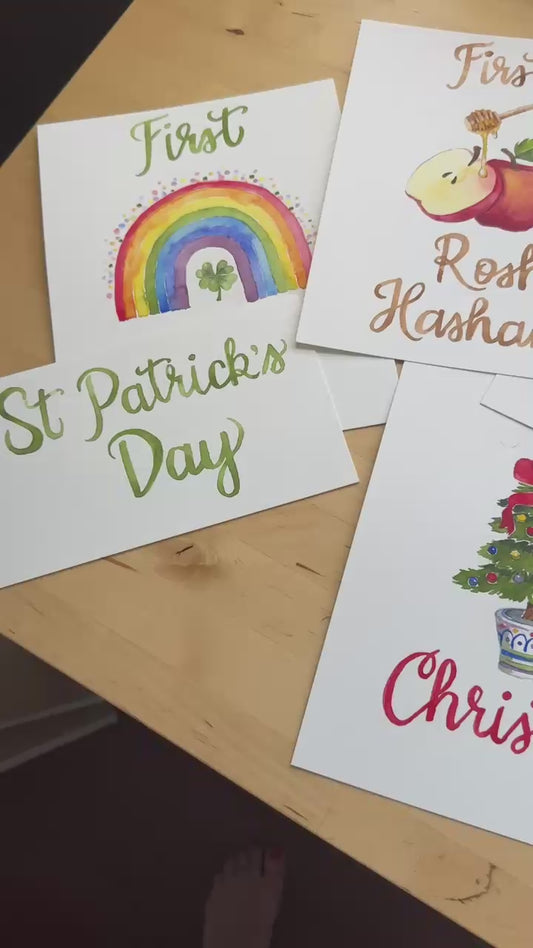Holiday Milestone Cards Option 1 PREORDER